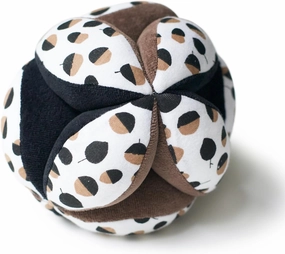Wee Gallery Sensory Clutch Ball - Developmental Activity for Babies and Toddlers - Visual Stimulation, Motor Skills, Soft Interactive Sensory Toy for Infant Play