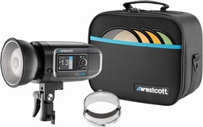 Westcott FJ400 Strobe 400Ws with AC/DC Battery 400Ws TTL HSS AC/DC Powered 480  Full Power Flashes (US/CA Plug)