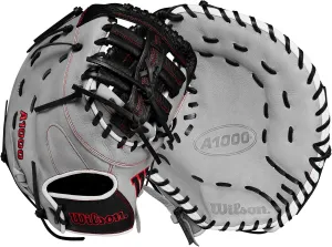 WILSON 2024 A1000 1620 12.5” Baseball First Base Mitt - Silver/Black/Red