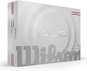 WILSON 2025 Duo Soft Golf Balls - White, 12 Balls