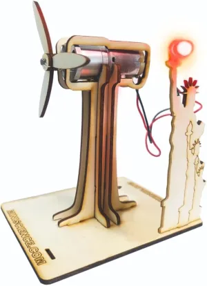Windmill Generator & Proportion Kit: Educational Kit - Science Kit for Ages 12  (Children Above 12) - Understand Energy Conversion & Proportionality - Renewable Energy Theme