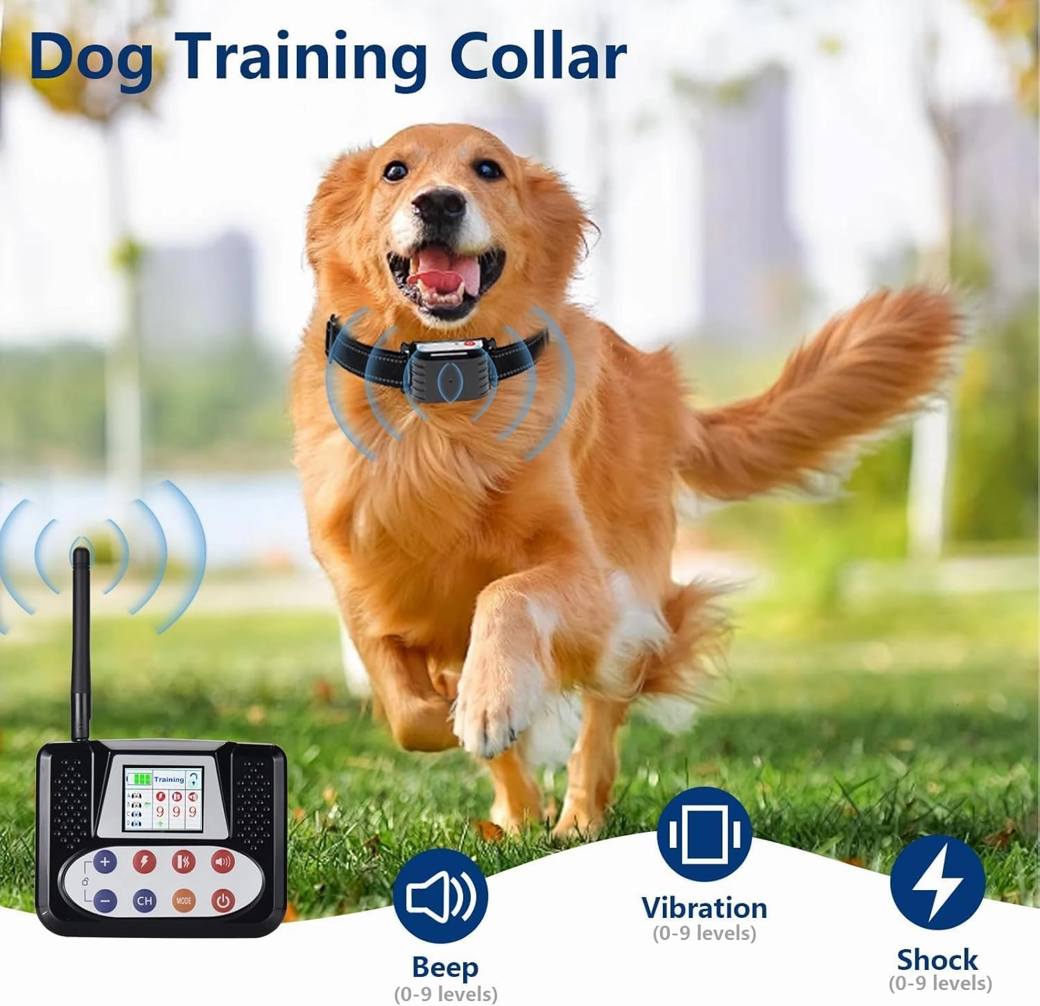 Wireless Dog Fence for 2 Dogs, Wireless Dog Fence System & Dog Training Collar
