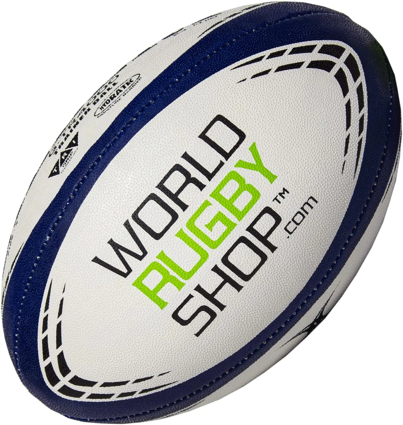 World Rugby Shop X Gilbert G-TR4000 Rugby Ball - Adult and Youth Sizes 3, 4, and 5 - Hand Stitched - 3 Ply Construction