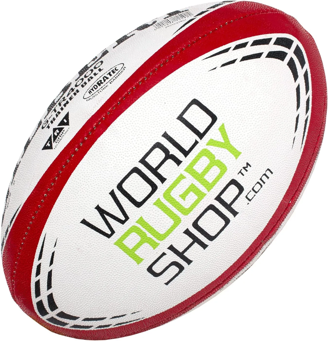 World Rugby Shop X Gilbert G-TR4000 Rugby Ball - Adult and Youth Sizes 3, 4, and 5 - Hand Stitched - 3 Ply Construction