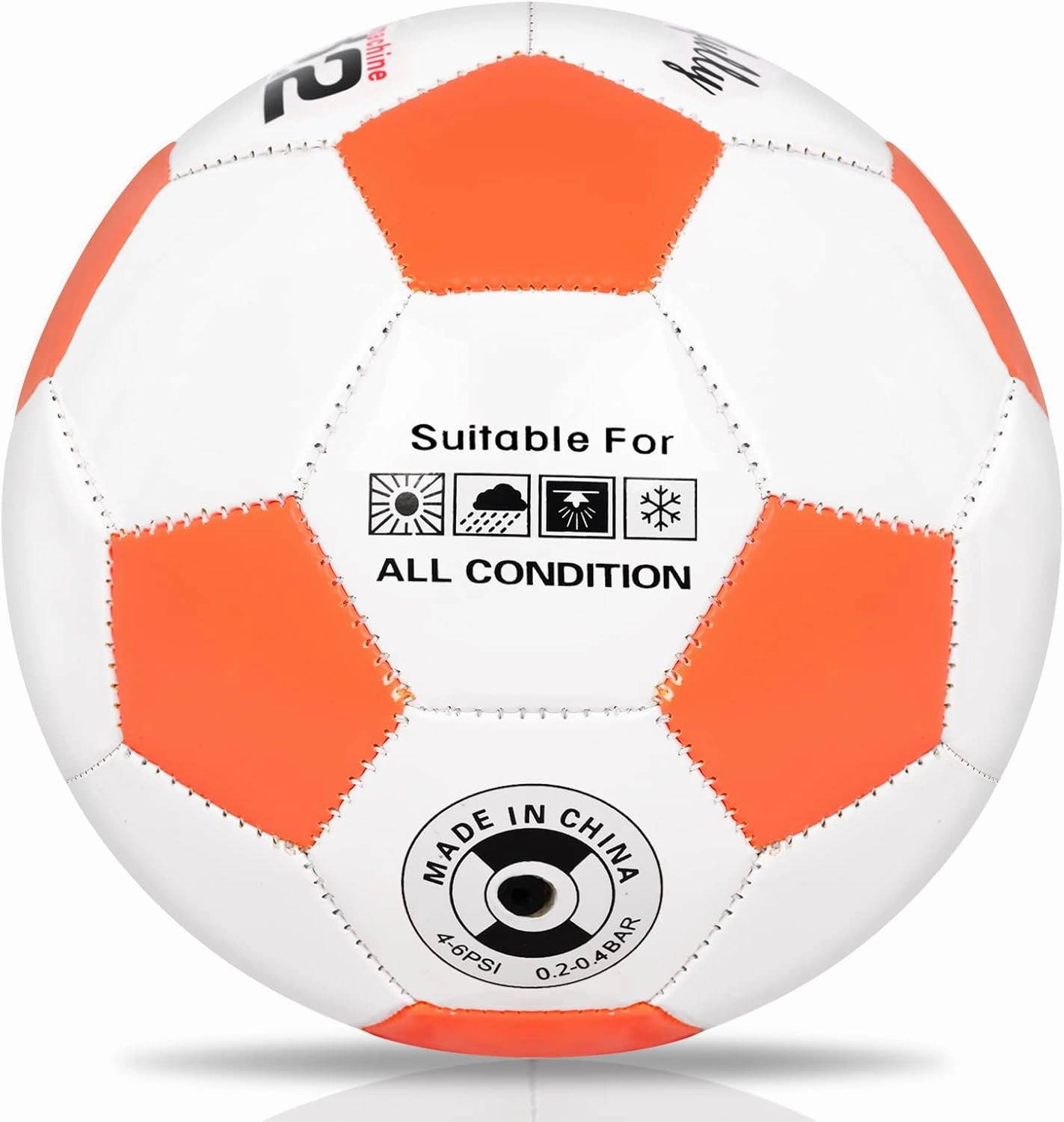 Wuzfully Soccer Ball for Baby/Toddlers,Mini Soccer Balls Size 1.5, 6" Kids Toy Ball for Indoor Outdoor Play Games,Small and Lightweight(160g)