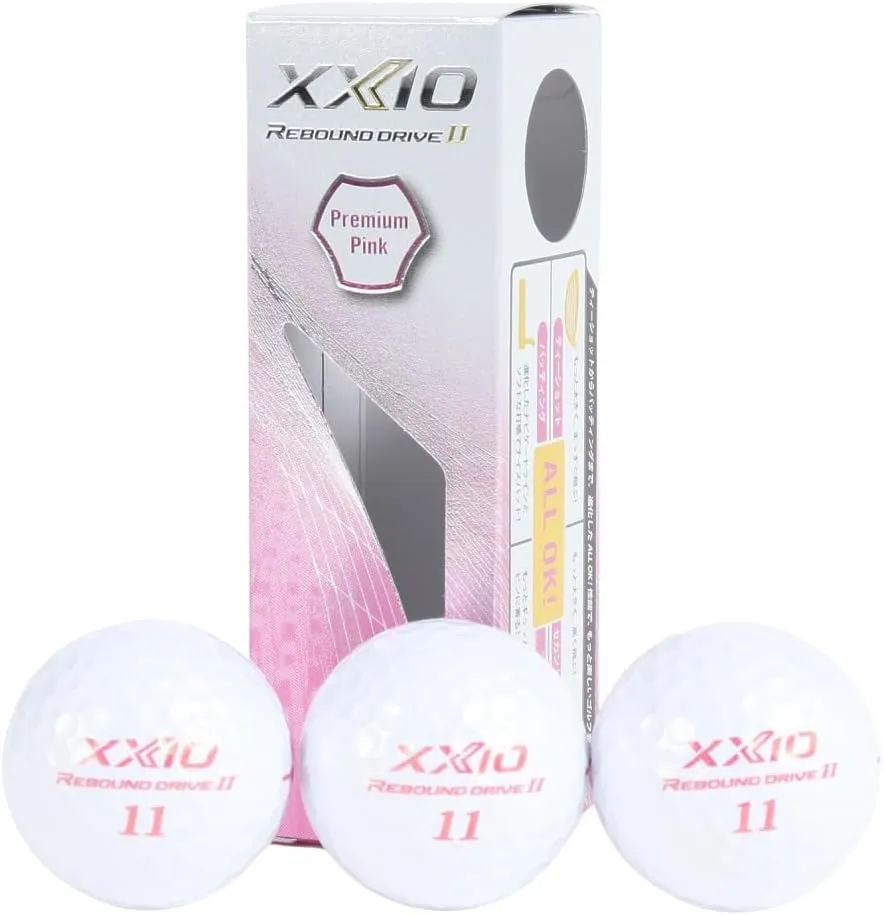 XXIO Golf Balls Rebound Drive 2 XN RD2 PPK Sleeves (Pack of 3)