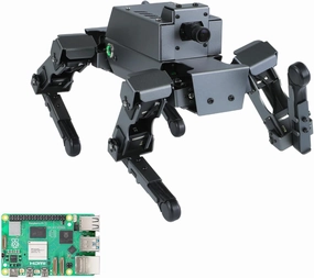 Yahboom Smart Robot Dog Raspberry Pi5 Adults AI Python Programmable 12 Joints Bionic Mechanical Dog Face Color Recognition OpenCV (S1 with Pi 5-4GB)