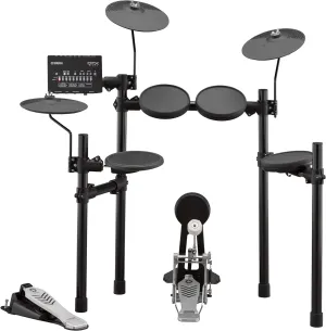 Yamaha DTX452K Customizable Electronic Drum Kit with 3-Zone Snare Pad, KP65 Kick Tower and Bass Pedal