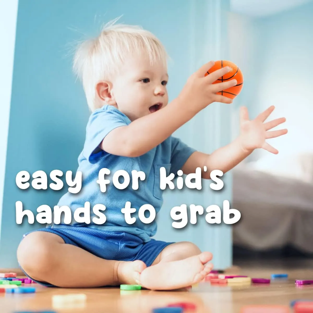 Yonge & Finch Outdoor Toys for Toddlers 1-3, Balls for Toddlers 1-3, Bouncy Balls for Kids, 2 Year Old Toys, Stress Balls Bulk, Soft Play Equipment, Gifts for 2 Year Old Boys