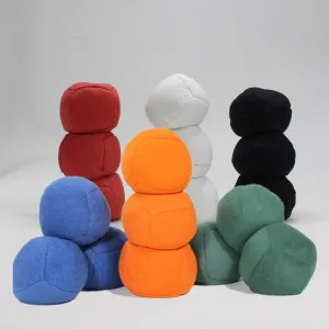 Zeekio Thud Juggling Ball Set - Lightweight 90g Beanbag Ball - Super Soft - Set of Three (3)