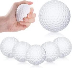 Zubebe Golf Ball Golf Party Favors Mini Soft Foam Stress Balls for Adults Bulk Sports Stress Relief Balls for Teens Prizes Decoration Present Toys(100 Pack)
