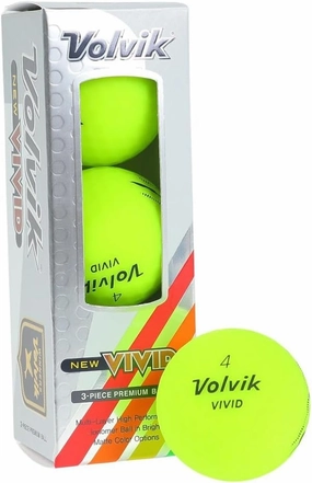 ボルビック(Volvik) Volvic Vivid Green (Pack of 3)